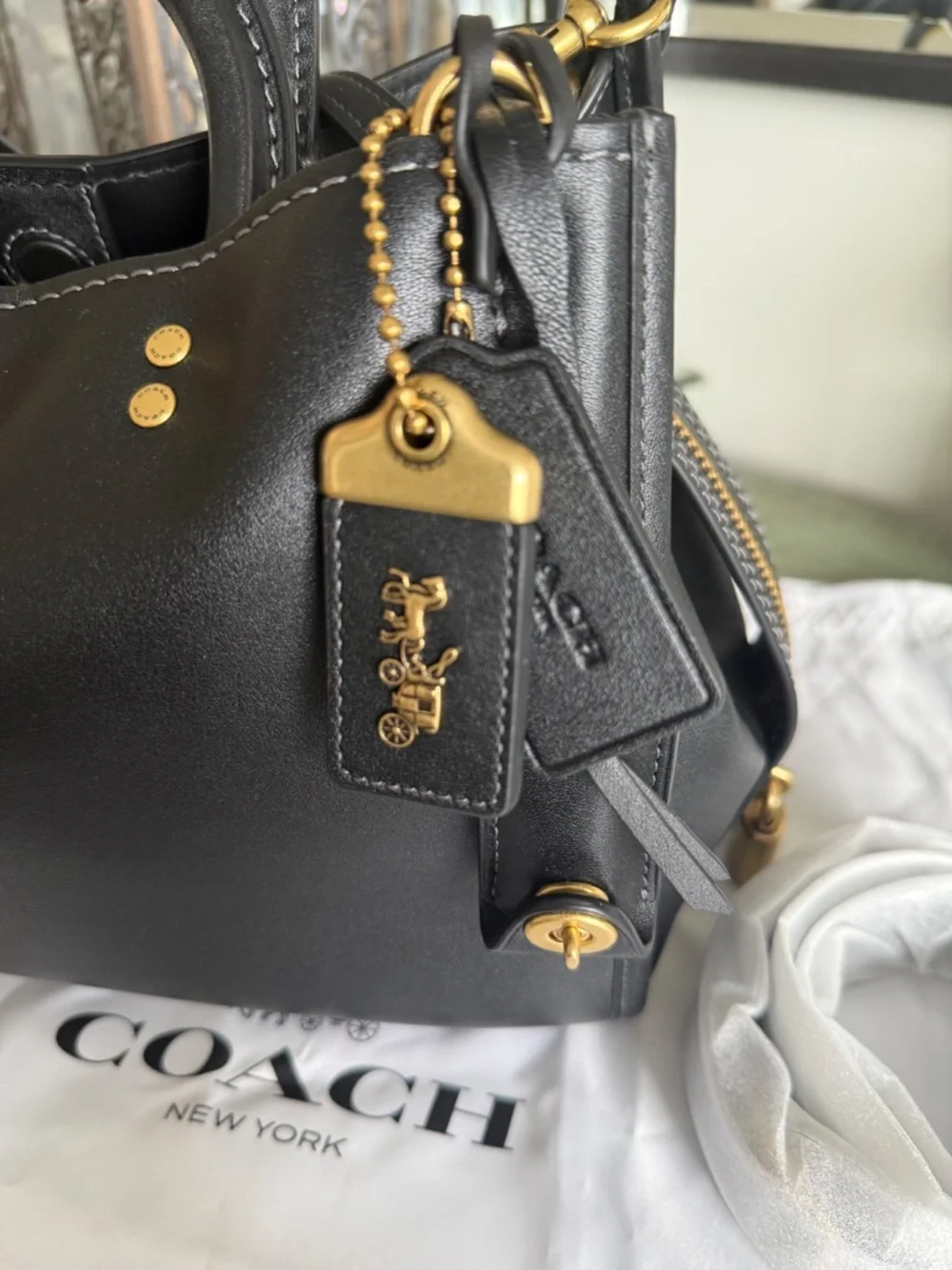 Coach Rogue Bag 31 - Black - Picture 7 of 17